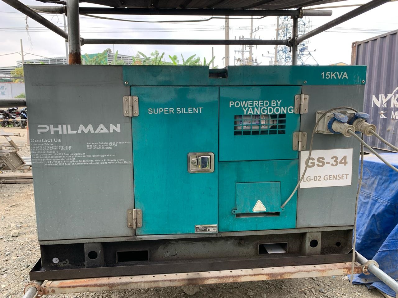 Generator 34 Philman / Yangdong C15YD (2022) 15 kVA