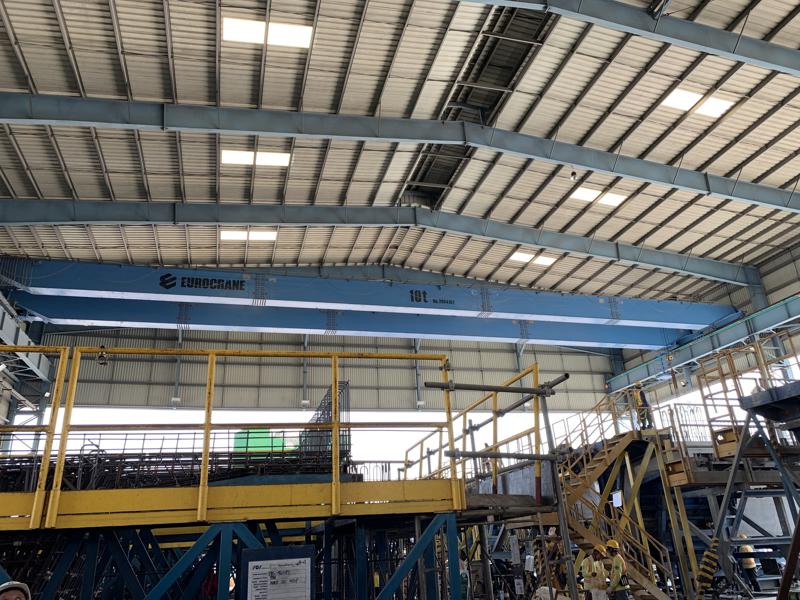 Overhead Crane 07 Eurocrane 2020 10 tons 'SOLD'