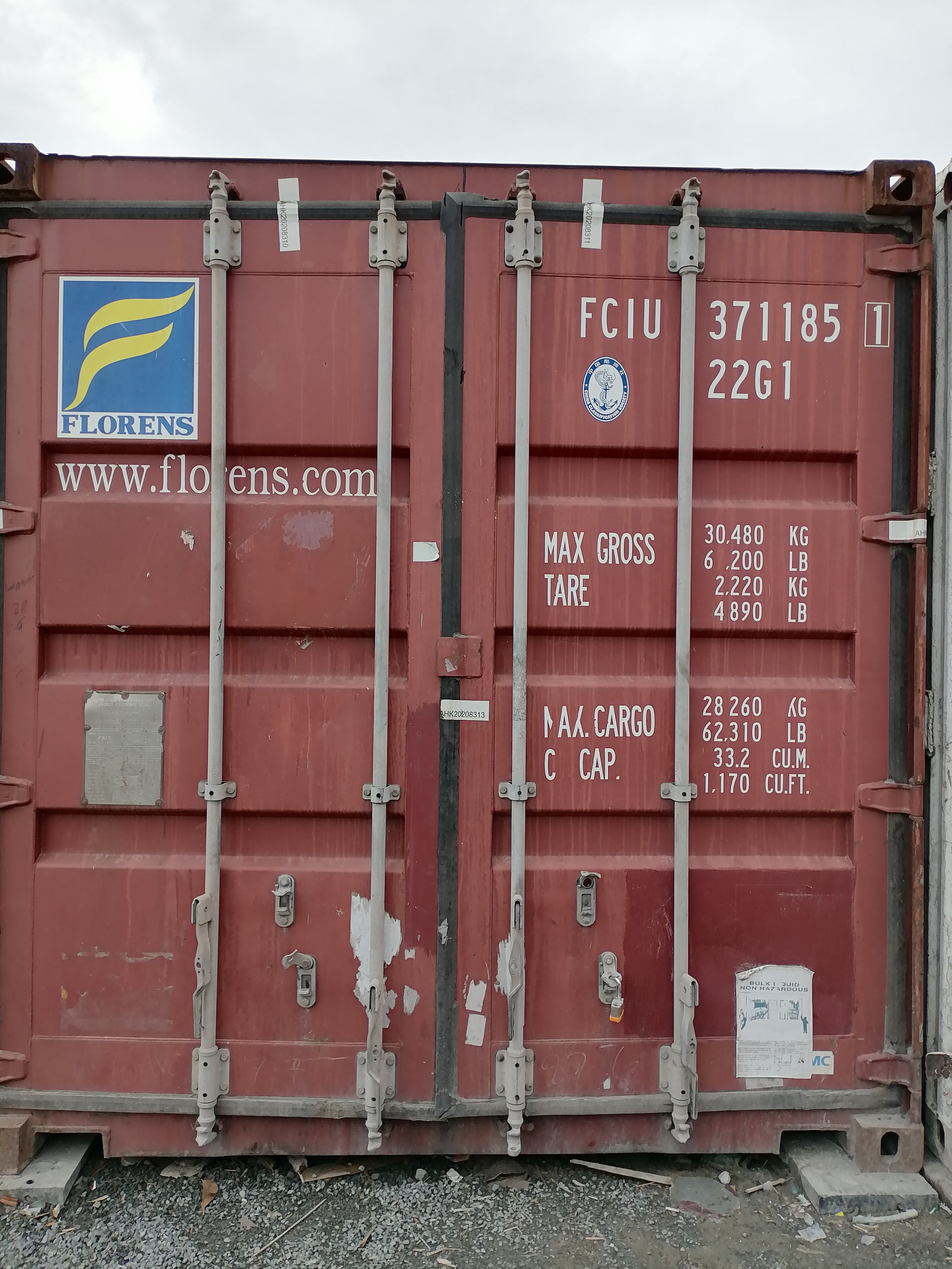 Storage Container Van 25 (20ft) 'SOLD'