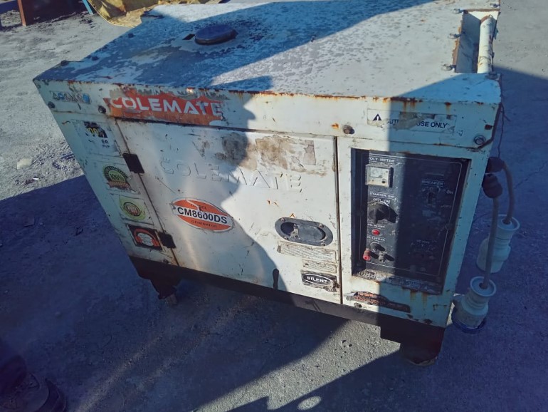 Generator 41 Colemate CM8000DS (2022) 5 kVA 'SOLD'