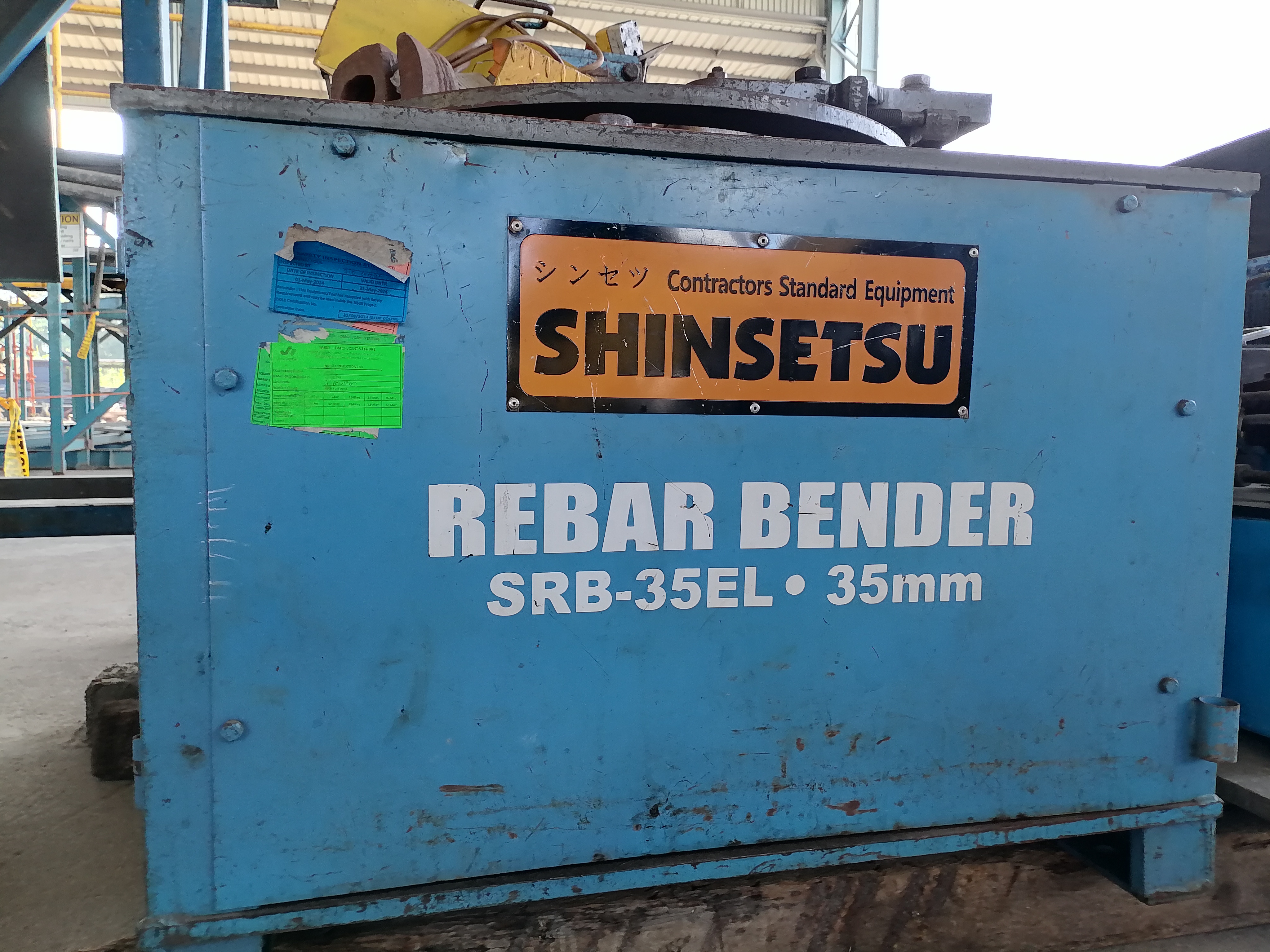 Shinsetsu SRB-35EL Rebar Bender