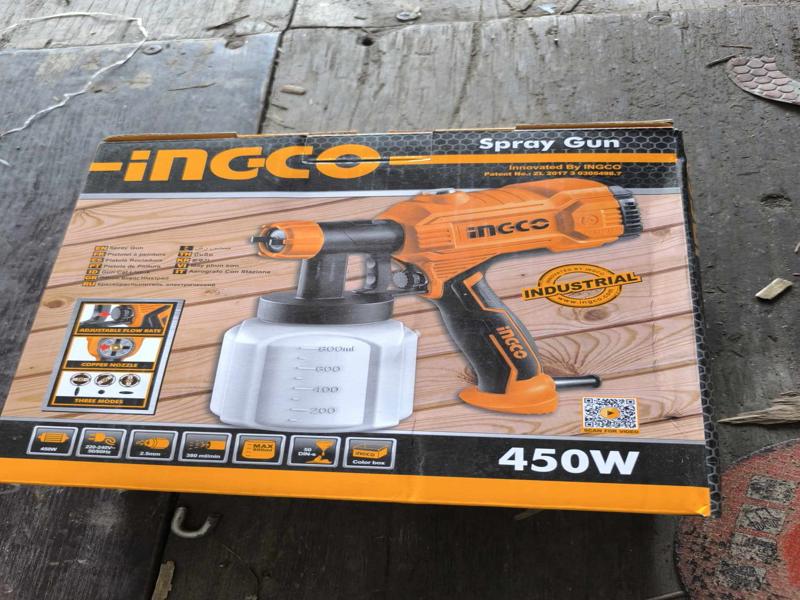 Electric Spray Paint Gun Ingco - 450w 'SOLD'