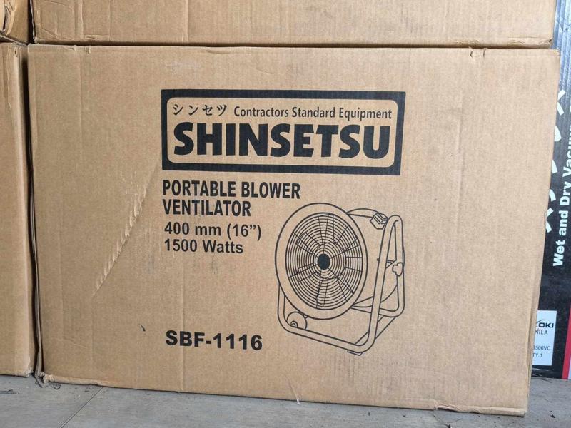 Shinsetsu 16' Portable Blower Ventilator - SBF 1116 - 1500w 'SOLD'