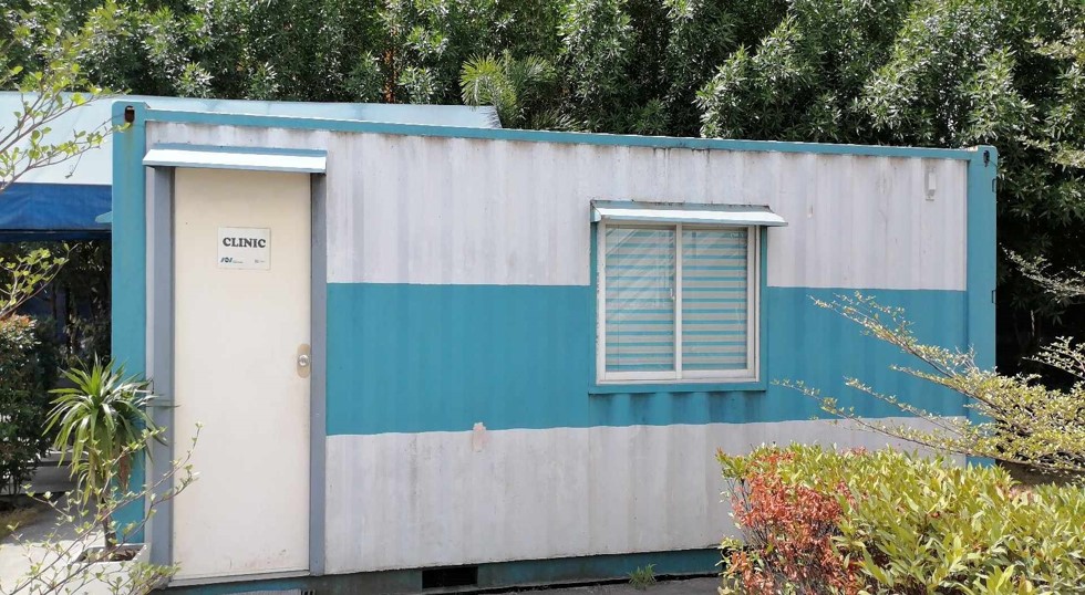 Office Container Van 19 (20ft) Clinic 2 Window, 1 Door