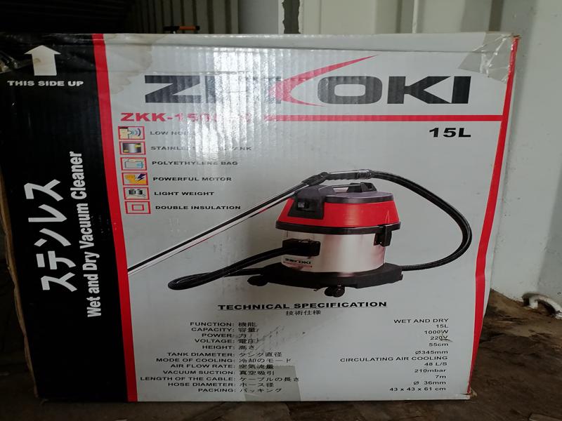 Wet & Dry Vacuum Cleaner (15L) - ZEKOKI - ZKK-1500VC 'SOLD'